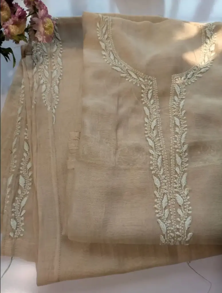 Mul Cotton Chikankari Co-ord set 