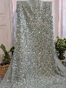 Topaz Green Viscose Chikankari 3 pc Suit set