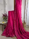 GULAB RAS   Chanderi silk saree with Monotone Elegance