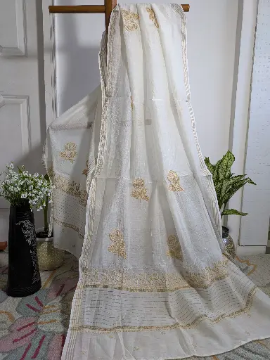 Mul Mul Chikankari Dupatta